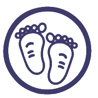 Icone pieds violet-PAPL Formation