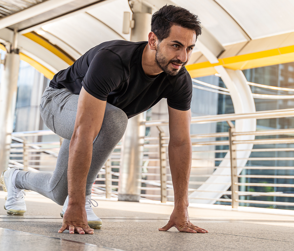 Image d'un sportif pour illustrer la présentation de nos formations sur le thème du sport.